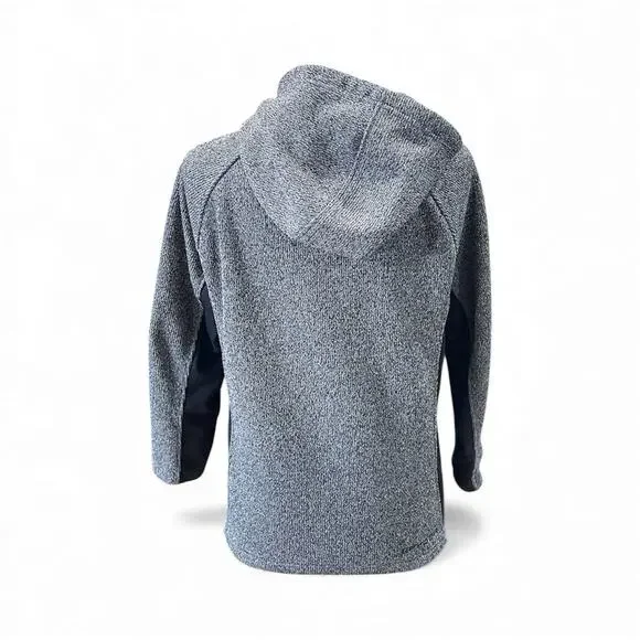 Spyder Hoodie Sweater Youth XL (18/20) Gray Full Zip Pockets Embroidered Logo - Picture 2 of 13